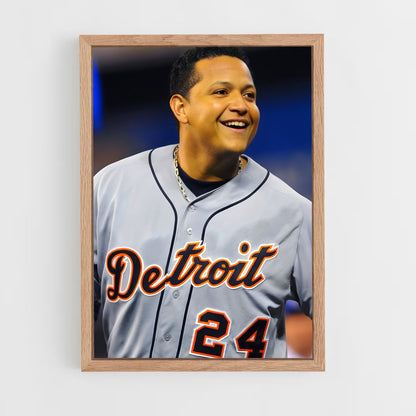 ap-miguel cabrera-7 cadre Bois clair