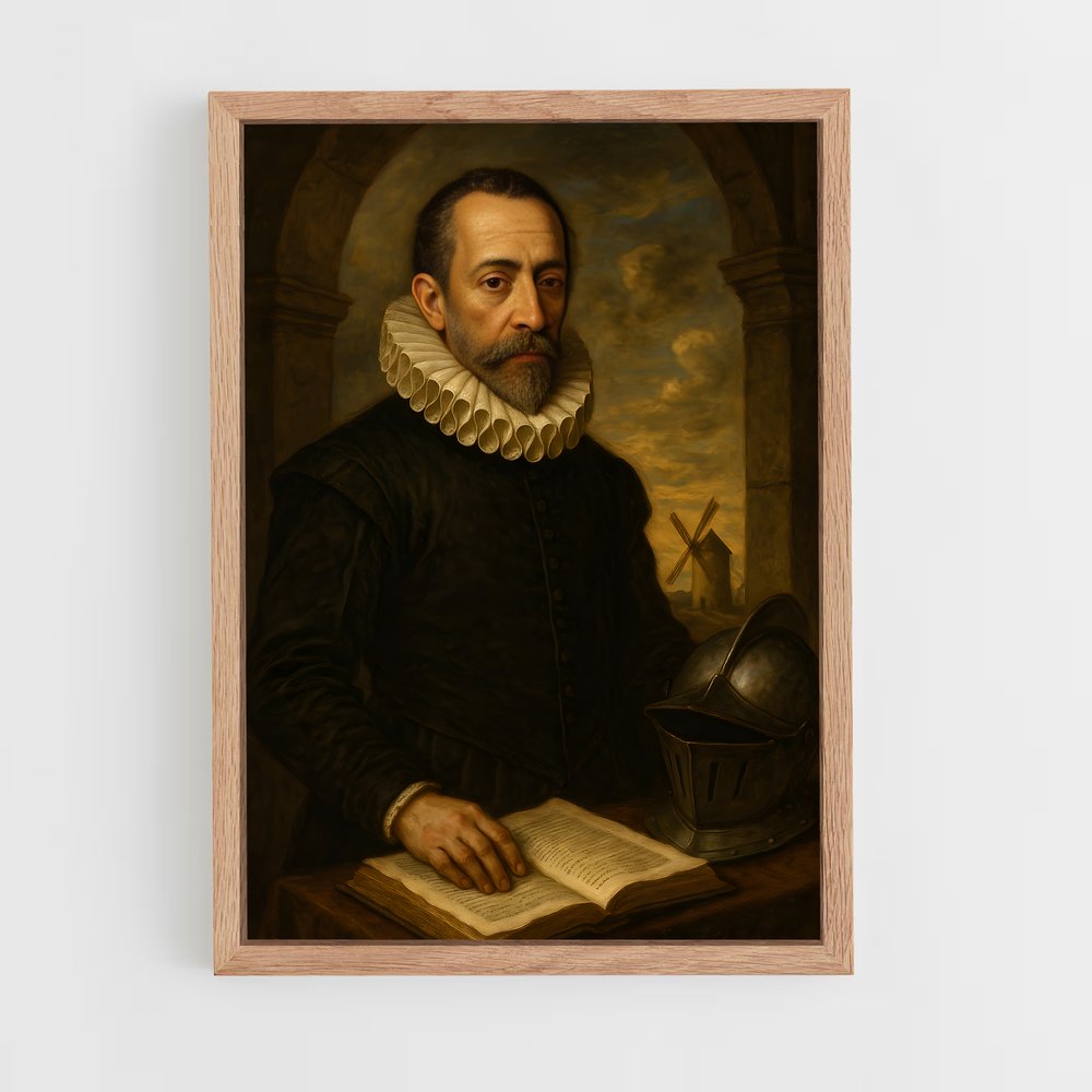 ap-miguel de cervantes-1 cadre Bois clair