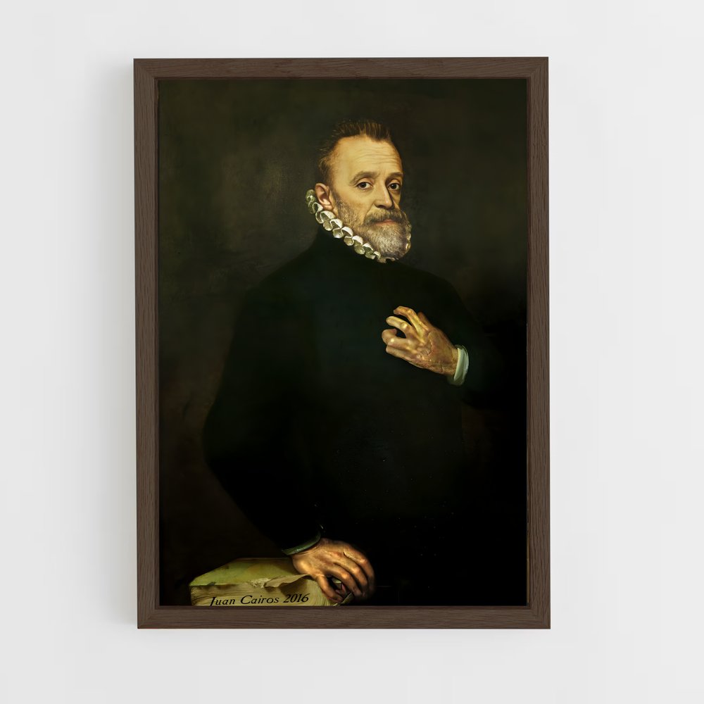 ap-miguel de cervantes-6 cadre Bois foncé