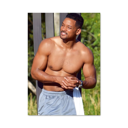 Poster Mike en Serviette