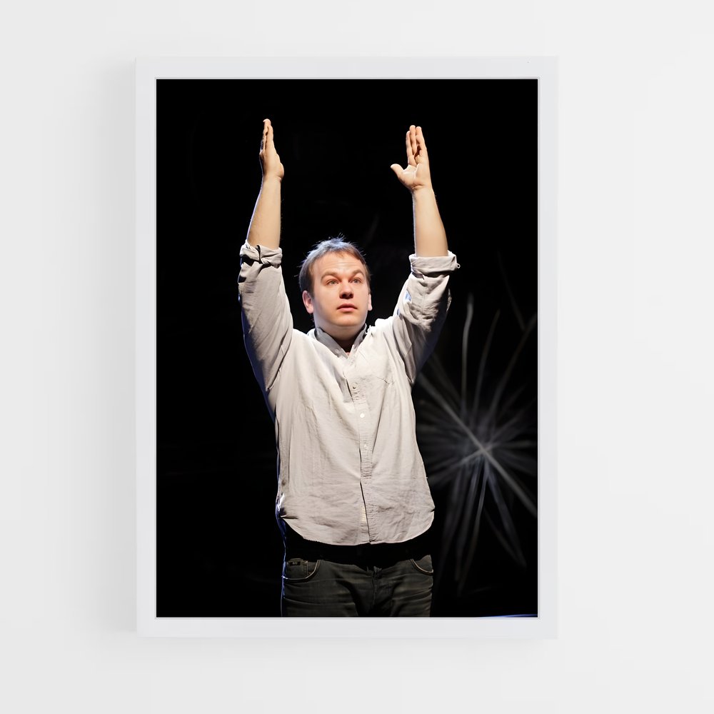 ap-mike birbiglia-2 cadre Blanc
