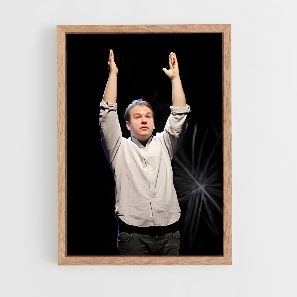 ap-mike birbiglia-2 cadre Bois clair