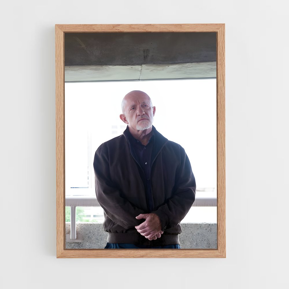 ap-mike ehrmantraut *-1 cadre Bois clair