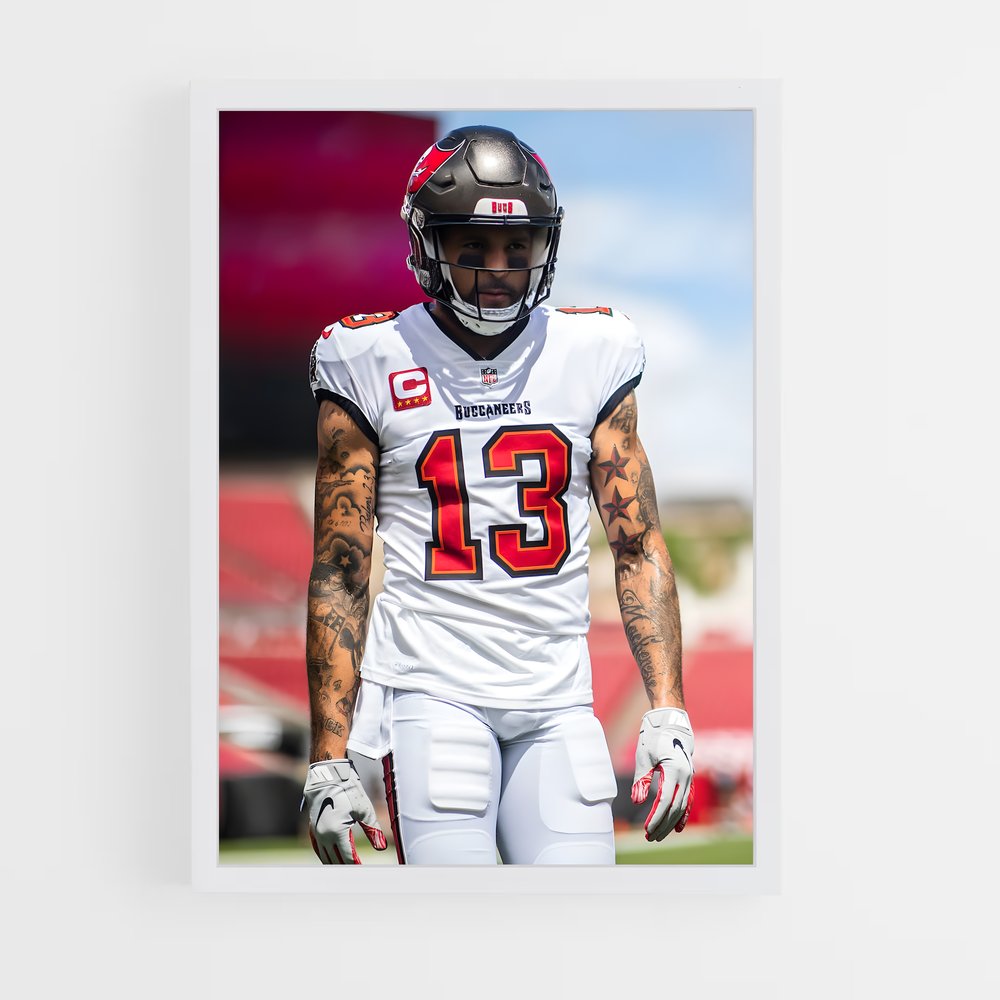 ap-mike evans-1 cadre Blanc