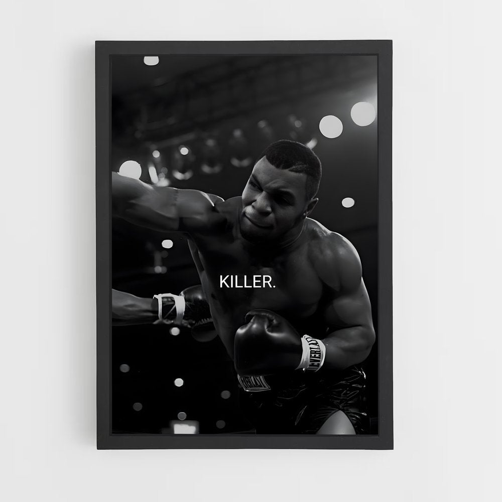 ap-mike tyson-10 cadre Noir