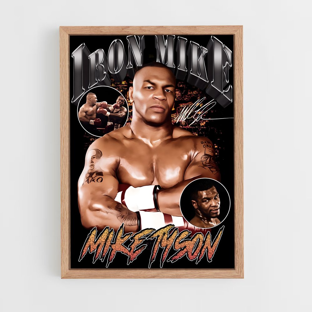ap-mike tyson-11 cadre Bois clair