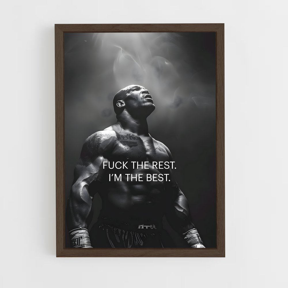 ap-mike tyson-12 cadre Bois foncé