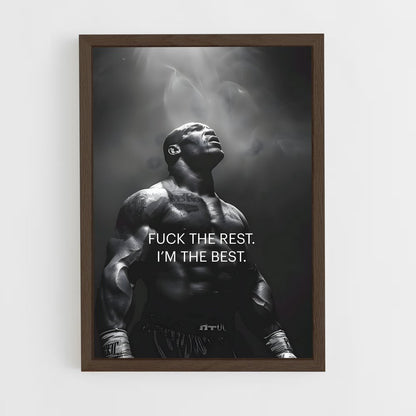 ap-mike tyson-12 cadre Bois foncé