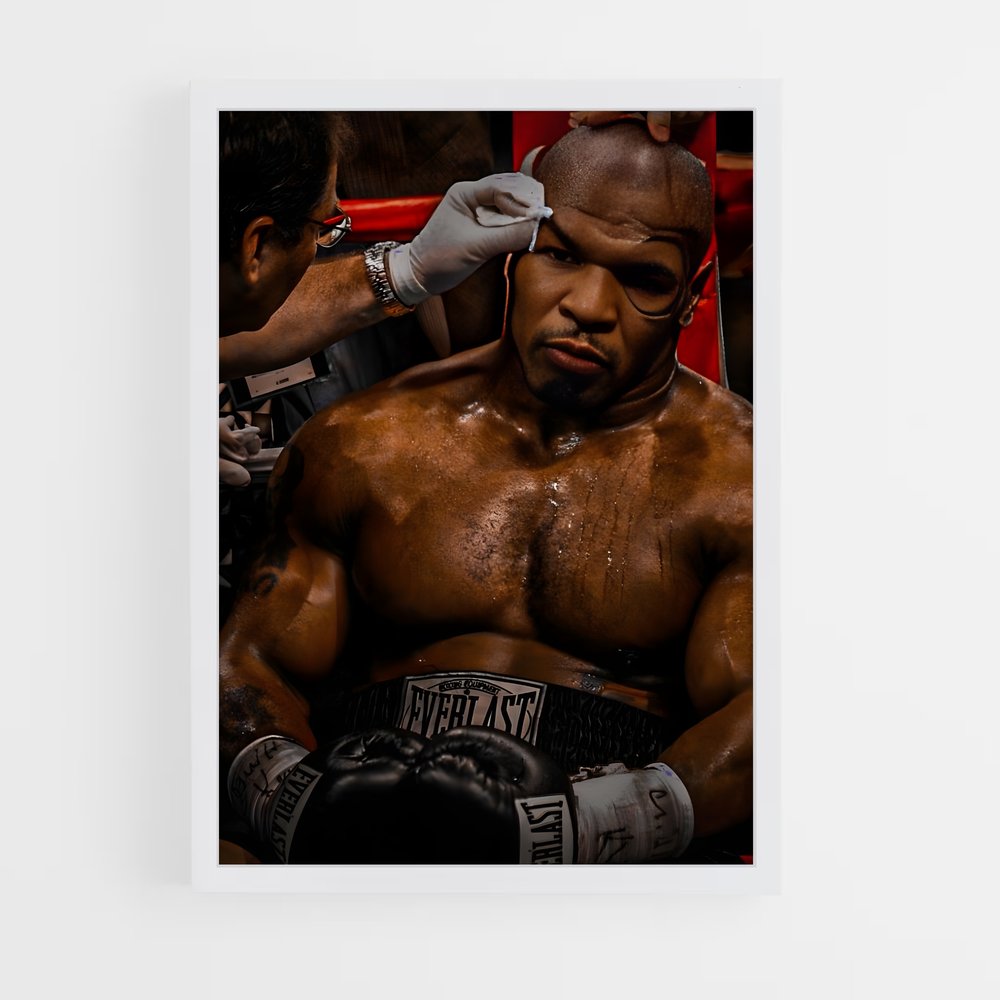 ap-mike tyson-5 cadre Blanc