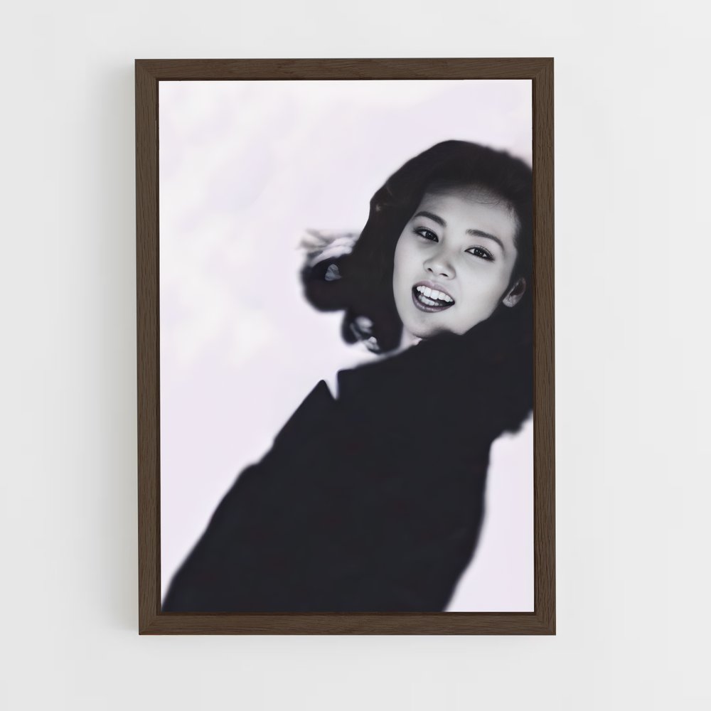ap-miki matsubara-6 cadre Bois foncé