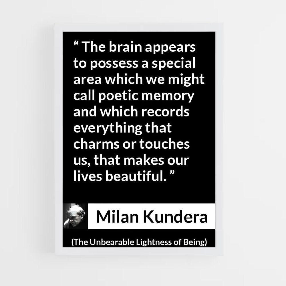 ap-milan kundera-6 cadre Blanc