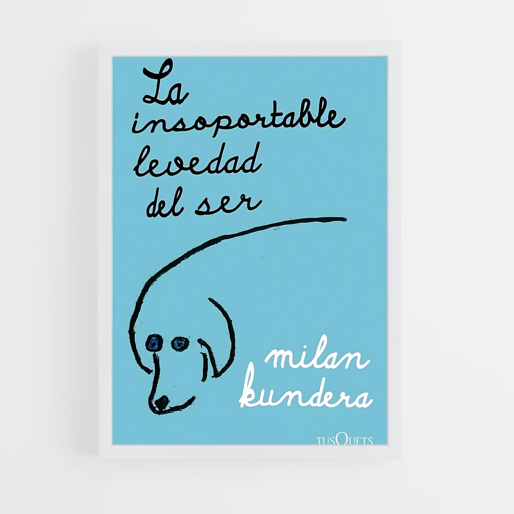 ap-milan kundera-8 cadre Blanc