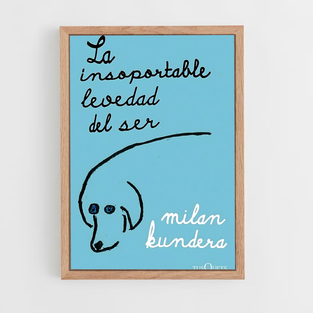 ap-milan kundera-8 cadre Bois clair