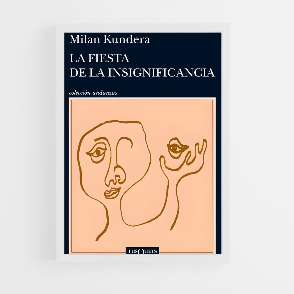 ap-milan kundera-9 cadre Blanc