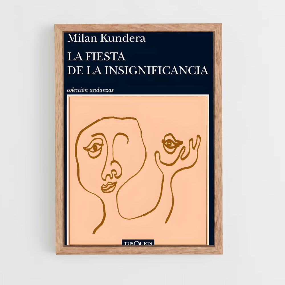 ap-milan kundera-9 cadre Bois clair