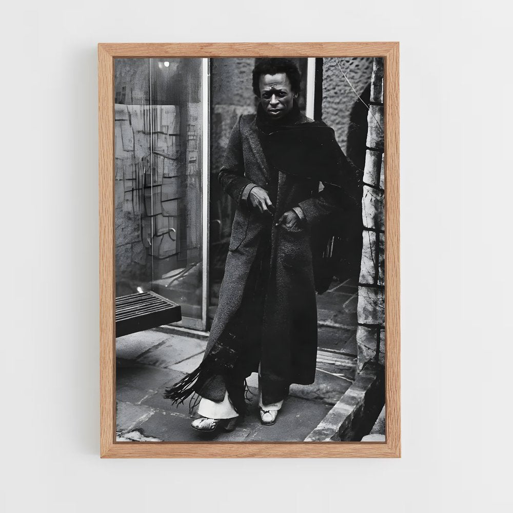 ap-miles davis-1 cadre Bois clair