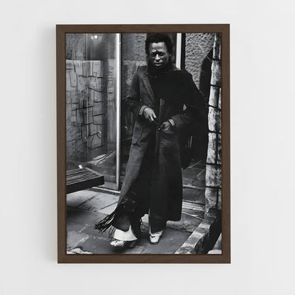 ap-miles davis-1 cadre Bois foncé