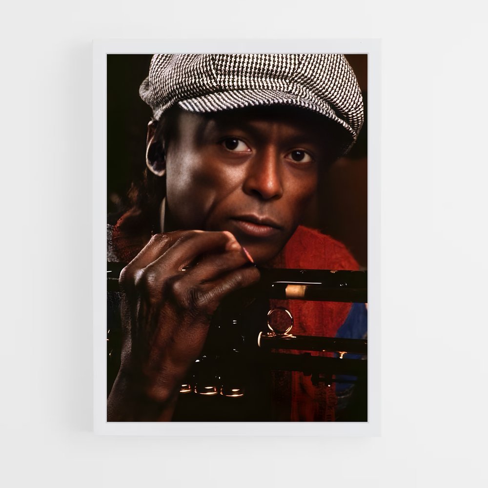 ap-miles davis-6 cadre Blanc