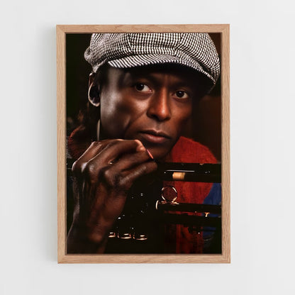 ap-miles davis-6 cadre Bois clair