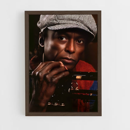 ap-miles davis-6 cadre Bois foncé