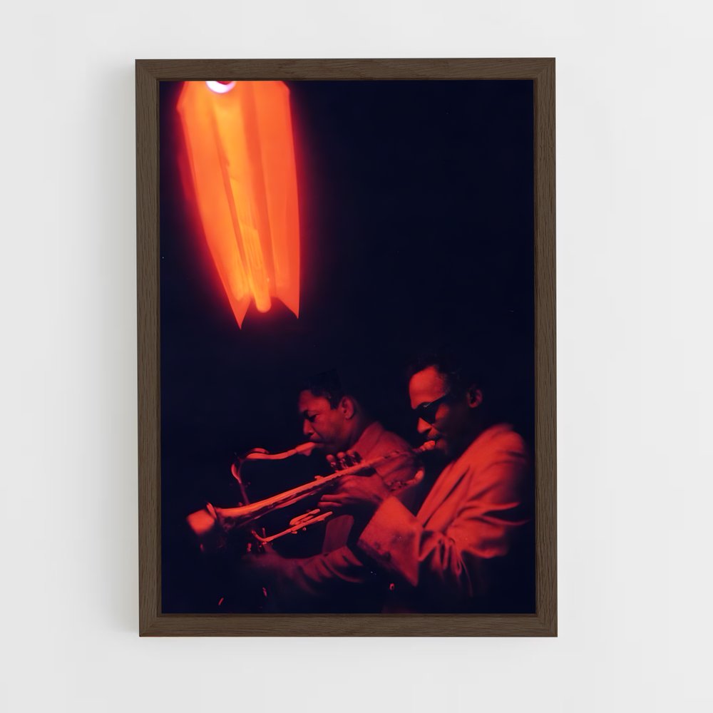 ap-miles davis-7 cadre Bois foncé