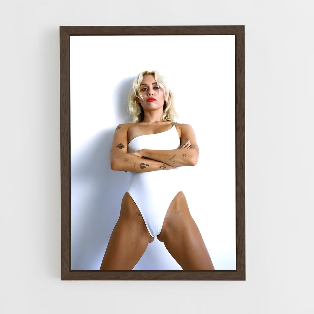 ap-miley cyrus-10 cadre Bois foncé