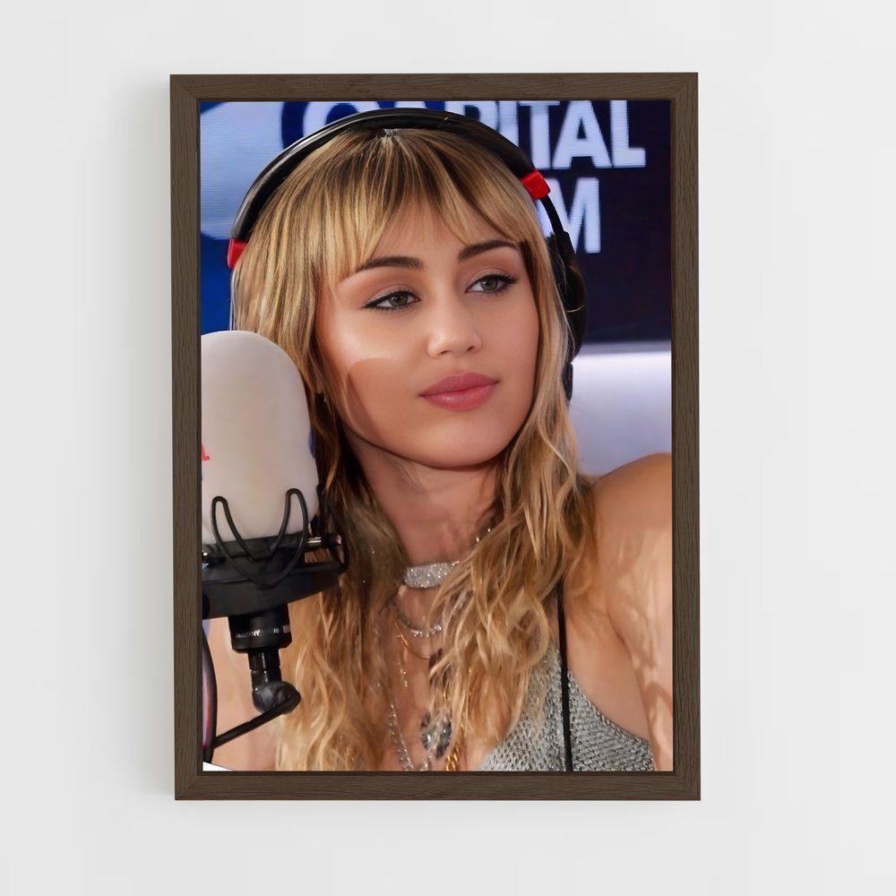 ap-miley cyrus-2 cadre Bois foncé