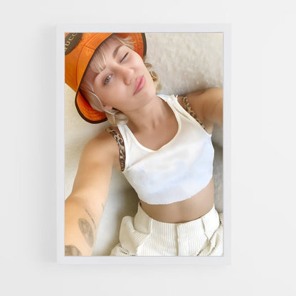 ap-miley cyrus-5 cadre Blanc