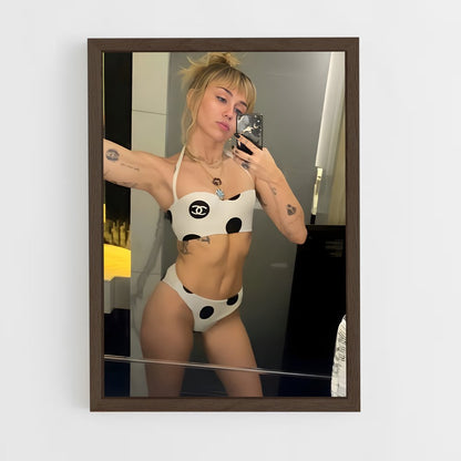ap-miley cyrus-6 cadre Bois foncé