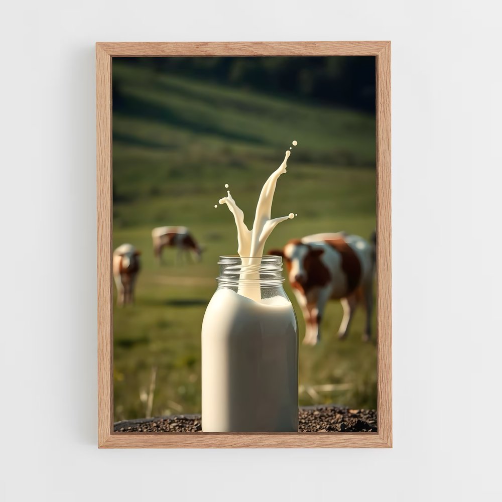 ap-milk-3 cadre Bois clair