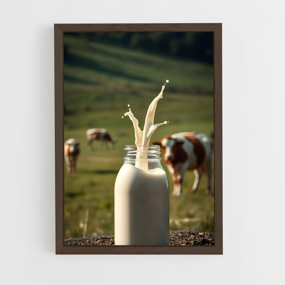 ap-milk-3 cadre Bois foncé