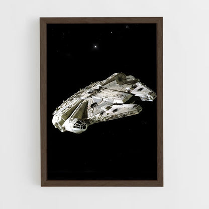 ap-millennium falcon-2 cadre Bois foncé