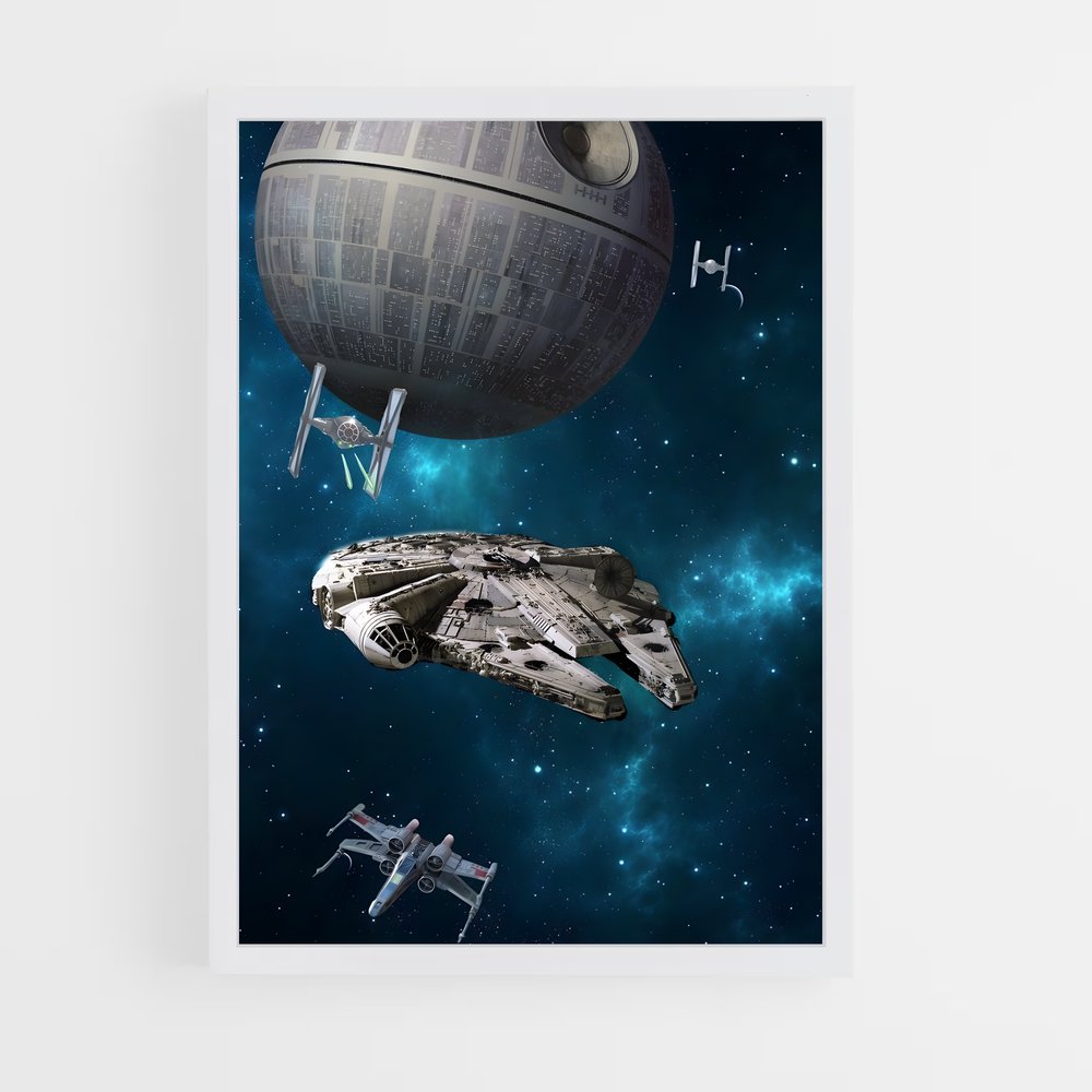 ap-millennium falcon-4 cadre Blanc
