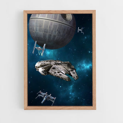 ap-millennium falcon-4 cadre Bois clair