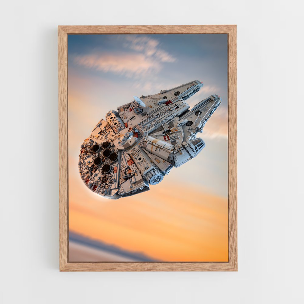 ap-millennium falcon-5 cadre Bois clair
