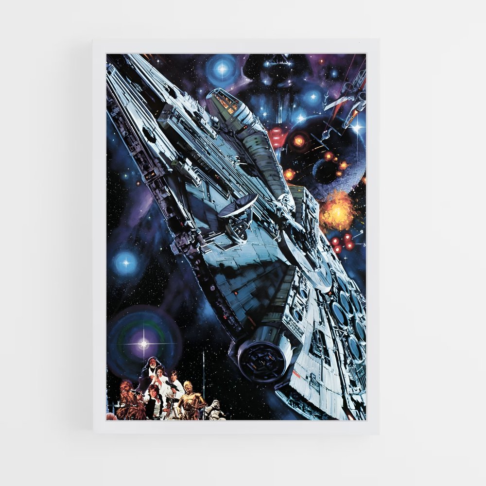 ap-millennium falcon-7 cadre Blanc