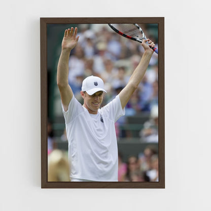 ap-milos raonic-7 cadre Bois foncé