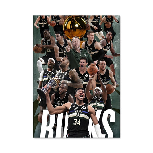 Poster Celtics vs Bucks