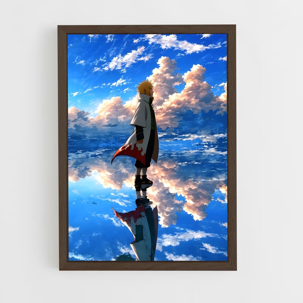ap-minato namikaze-7 cadre Bois foncé