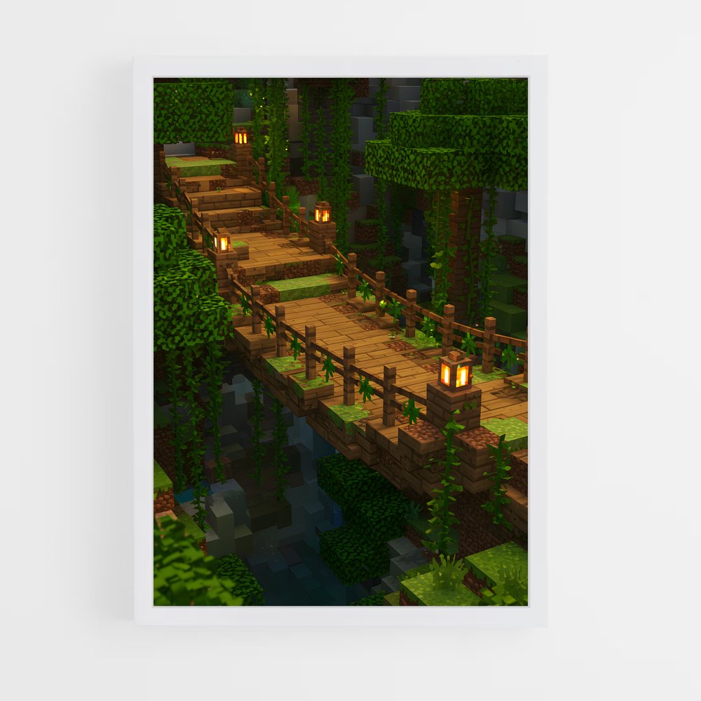 ap-minecraft-8 cadre Blanc