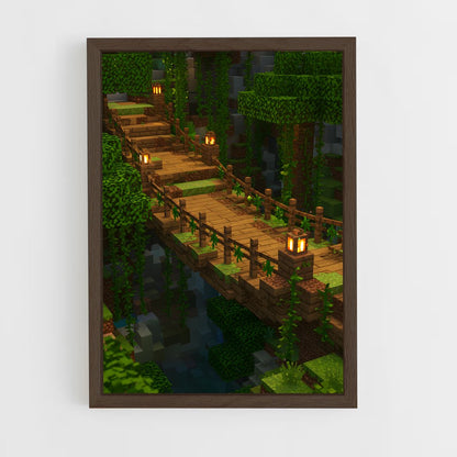 ap-minecraft-8 cadre Bois foncé