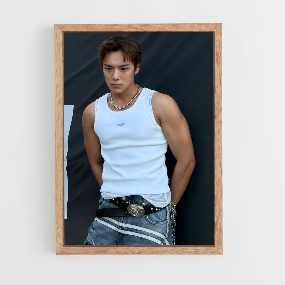 ap-minhyuk-4 cadre Bois clair