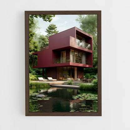 ap-minimalist architecture-5 cadre Bois foncé