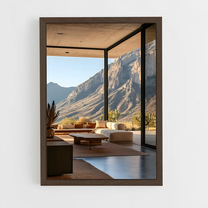 ap-minimalist architecture-6 cadre Bois foncé
