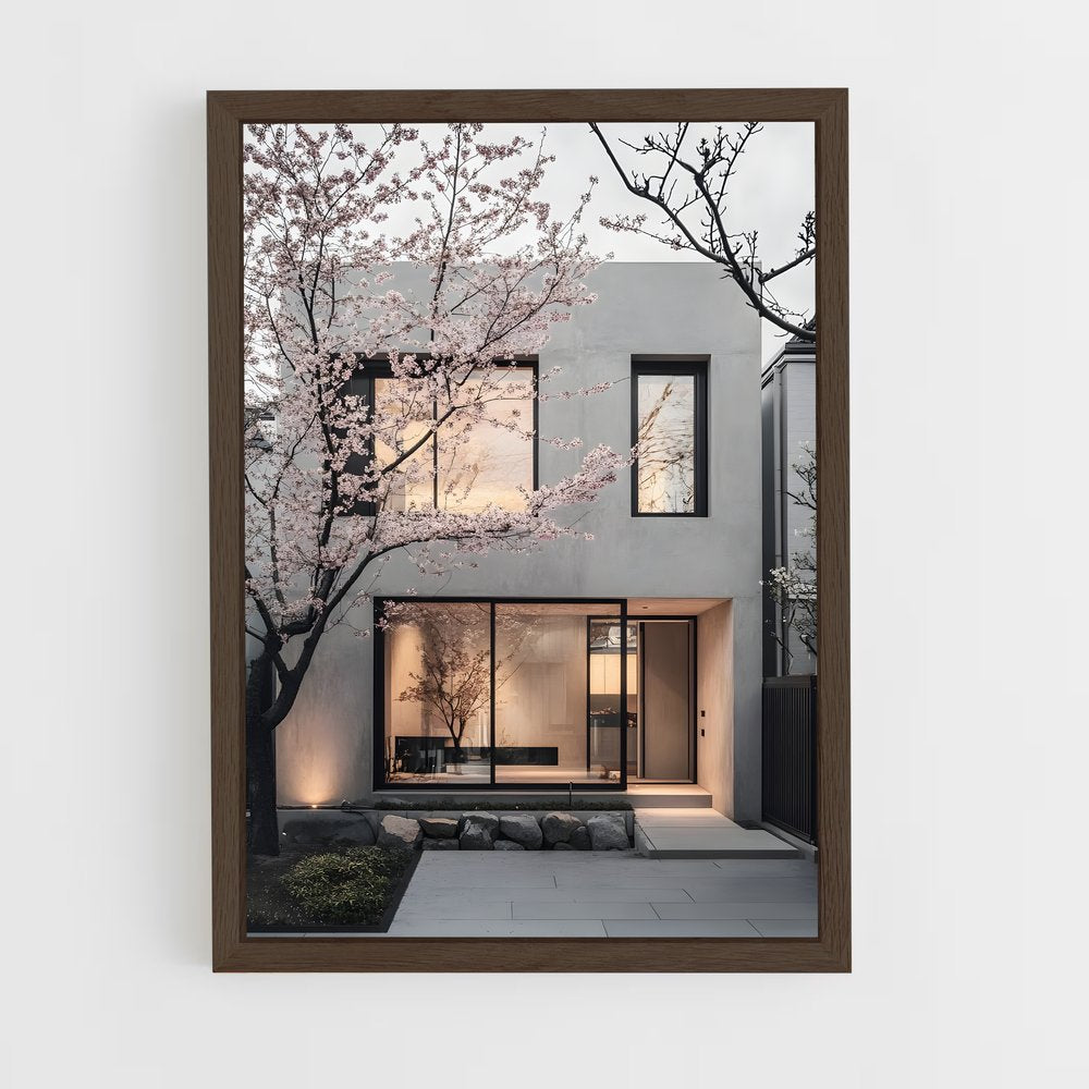 ap-minimalist architecture-9 cadre Bois foncé