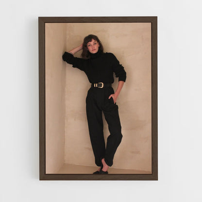 ap-minimalist fashion-1 cadre Bois foncé