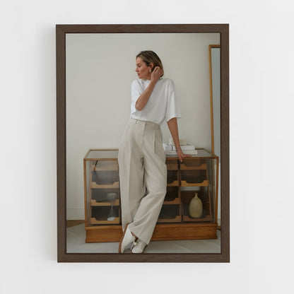 ap-minimalist fashion-6 cadre Bois foncé