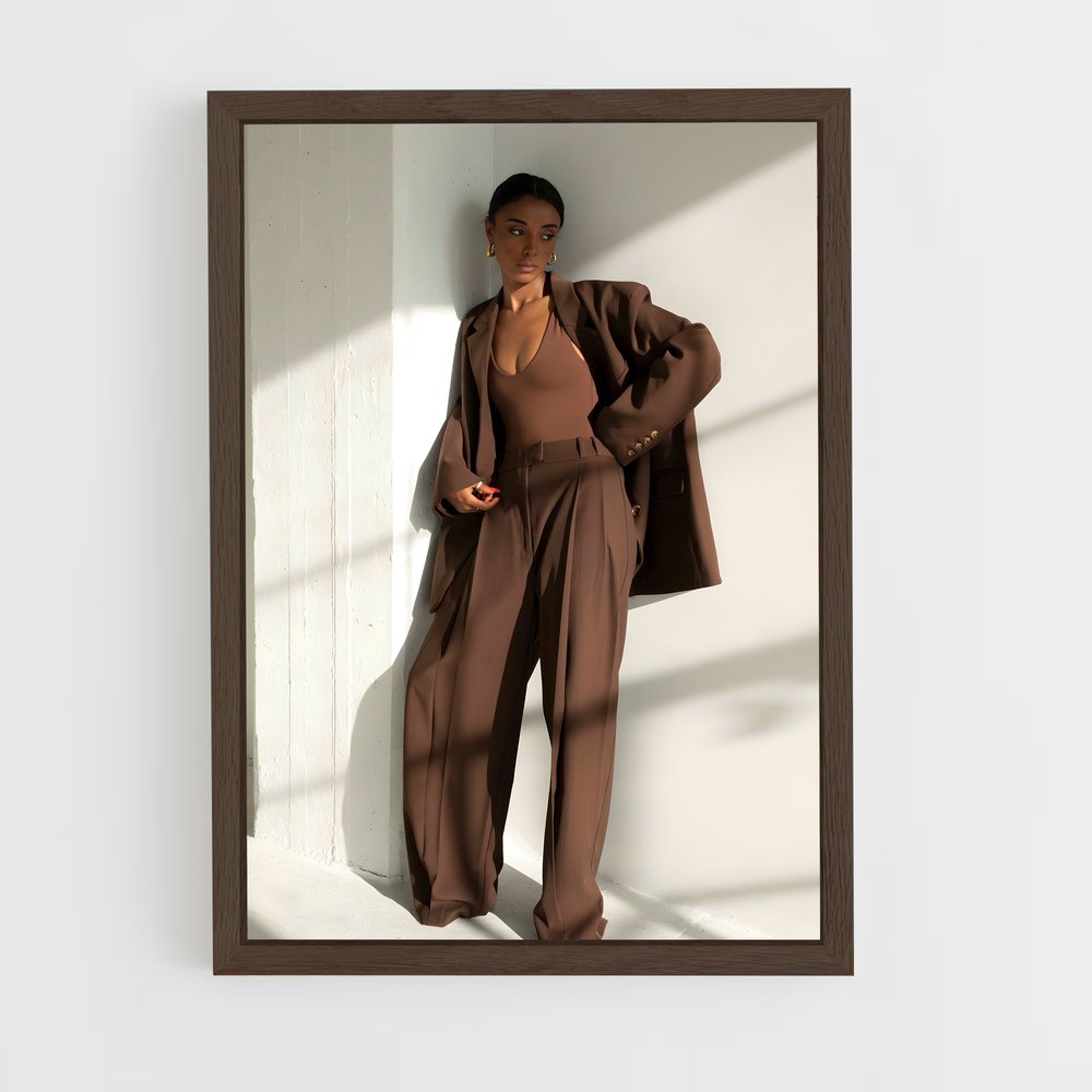 ap-minimalist fashion-8 cadre Bois foncé