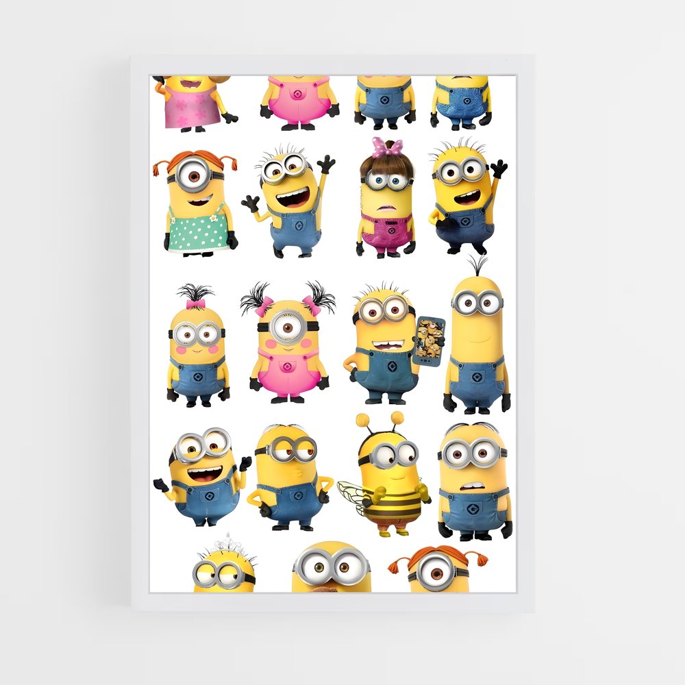 ap-minions-2 cadre Blanc