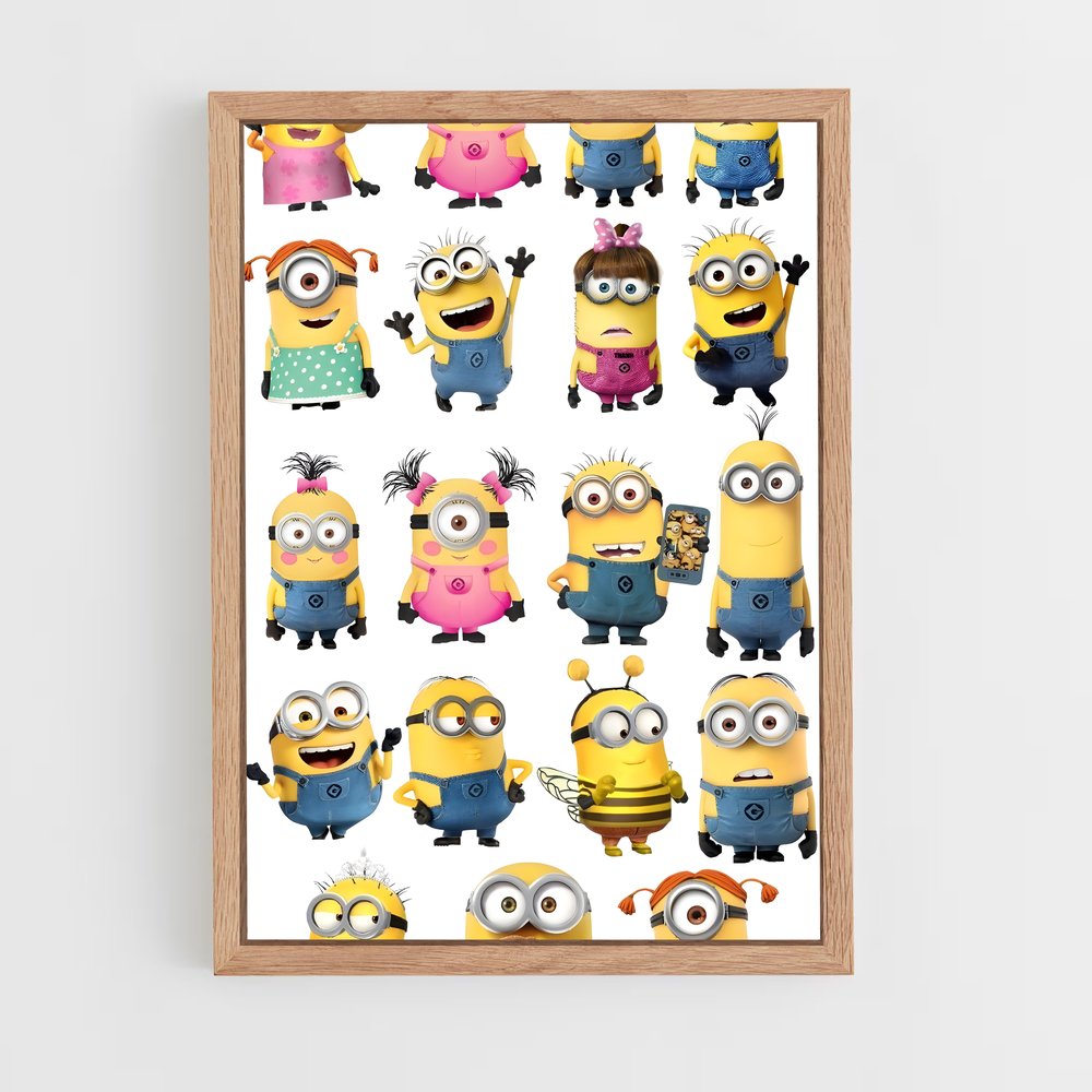 ap-minions-2 cadre Bois clair